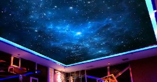 Натяжной потолок звездное небо Назрань, цена от 5354 руб.