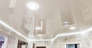 Натяжной ПВХ потолок Назрань, цена от 2150 руб.